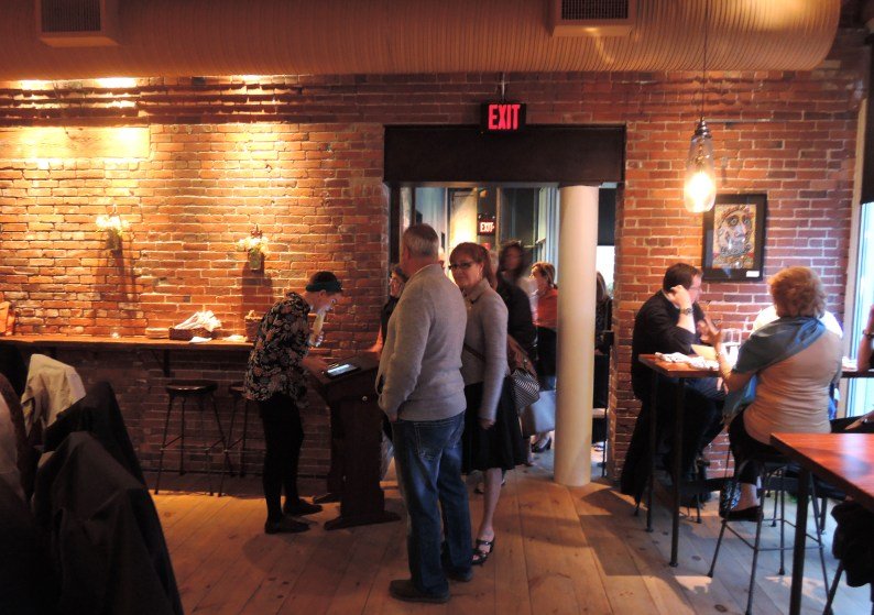 The entry leads to the great central bar